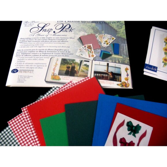 Creative Memories Snap Pack A year of Memories! - Picture 1 of 15